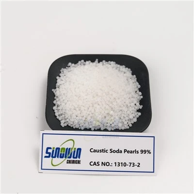 Caustic soda bèl grenn pèl Sodyòm SODIUM 99% pou savon fè CAS NO.: 1310-73-2